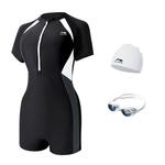 LINING Купальник слитный Women's Black White Gray - фото