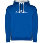 Худи Kruskis MTB Heartbeat Two-Colour, синий - фото