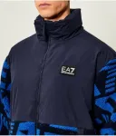 Флисовая куртка oversize fit Ea7, темно-синий - фото 4