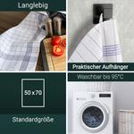 Чайные полотенца набор  Zollner, синий - фото 2