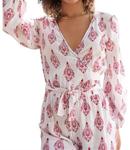 Комбинезон Georgia в красном икате Debbie Katz - фото 3