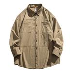 Мужская рубашка Jeep, хаки - фото 4