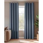 Штора HOOMstyle Blickdicht mit Üsen, синий - фото
