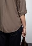 Блуза Street One Button-down blouse, Braun/Brown - фото 4