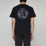 Футболка embroidered t-shirt 'black' Stone Island, черный - фото 2