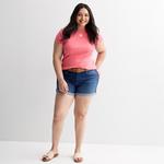 Джинсовые шорты midi low rise plus size для подростков So, Medium - фото 3