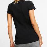 Футболка (WMNS) Nike Sportswear Tee JDI Basic Printed Short Sleeve TEE Black, черный - фото 4