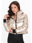 Женская куртка в золоте faina - фото 3