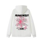 JEANSWEST CLUB Толстовка унисекс, Белый черный - фото 19