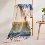 Плед s.Oliver s.Oliver Fransendecke с бахромой S.Oliver, мультиколор - фото 3