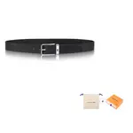 Ремень Louis Vuitton мужской, черный - фото