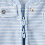 Детское одеяло-комбинезон с длинными рукавами Carter'S, Blue - фото 2