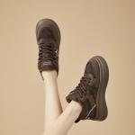 Кеды, скейтборд обувь женская высокая Daphne, черный - фото 13