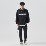 Свитшот Unisex HCHUICHENG, темно-синий (с флисовой подкладкой) - фото 8