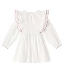 Хлопковое платье Cœur с вышивкой Konges Sløjd, Pure White - фото 4