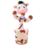 Плюшевая кукла танцующее животное Mocha duck, белый - фото 6