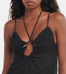 Мини-платье с вырезом-халтер Nensi Dojaka, черный - фото 4