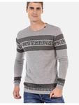 Пуловер Cipo & Baxx Pullover, серый - фото