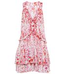 Мини-платье с принтом Mae Poupette St Barth, Pink Esterel - фото