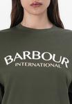Футболка с принтом CALI Barbour International, оливковый - фото 6