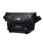 Кроссбоди из ПВХ унисекс черный SEPTWOLVES, черный, базовый [11 дюймов - с брелоком - мембрана дермальная] - фото 3