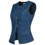 Жилет Salsa Jeans 21010388 Straight Fit, синий - фото 2