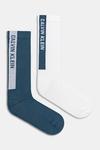 Носки 2 пары Calvin Klein Jeans, синий - фото