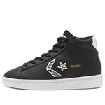Кеды Converse Pro Leather Mid 'Black White', черный - фото