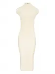 Платье миди с логотипом Jean Paul Gaultier, кремовый - фото