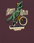 Рубашка Watapparel  T-Rex Fahrrad, темно-красный - фото 4