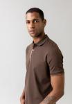 Поло Mos Mosh Gallery HARVEY KURZARM, Chocolate Brown/Brown - фото 2