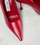 Кожаные туфли Ixia 95 Jimmy Choo, Ruby Red - фото 5