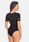 Боди Teyli Damen suit mit Mesh und kurzen Ärmeln Abby, черный - фото 2