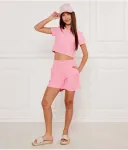 Футболка Cropped fit Guess Active, розовый - фото 2