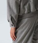 Кашемировый жакет-блузон Auralee, Top Gray - фото 7