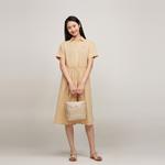 Женское короткое платье Tommy Hilfiger, хаки - фото 7