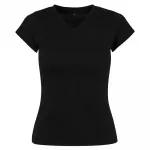 Футболка Build Your Brand Basic BY062 short sleeve v neck, черный - фото