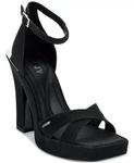 Женские босоножки Linda Strappy Square-Toe DKNY, черный - фото