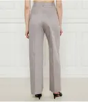 Брюки из меланжа Flare fit Max&Co., серый - фото 3