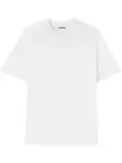 Футболка с круглым вырезом JIL SANDER, белый - фото