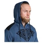 Толстовка Kilpi Adelan Full Zip, синий - фото 3