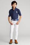 Детское хлопковое поло Polo Ralph Lauren, темно-синий - фото 4