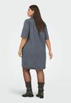 Платье ONLY Carmakoma RY KURZES, Medium Grey Denim/Grey Denim - фото 3
