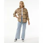 Рубашка Rip Curl The Search Flannel, бежевый - фото 4