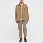 Куртка-рубашка Оверсайз Uniqlo Unisex, 32 бежевый - фото 2