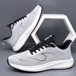 Дышащие детские беговые кроссовки для подростков Moffett, серый - фото 9