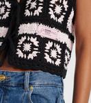 Хлопковый жилет крючком Ganni, Primrose Pink - фото 5