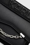 Кожаная сумочка Karl Lagerfeld, черный - фото 4