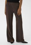 Брюки Kaffe KABEATRICE WIDE PANTS, Seal Brown/Dark Brown - фото