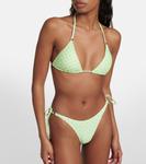 Треугольный бикини-топ с принтом Key West Melissa Odabash, Links Lime - фото 2